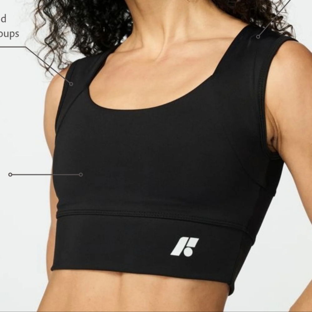FORME Black Sports Bra
